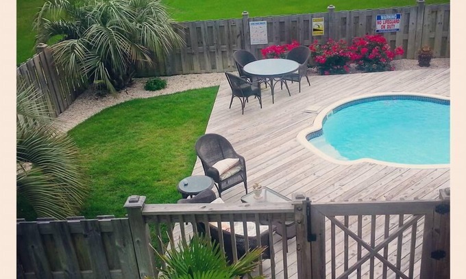 Holden Beach Cottage | Private Saltwater Pool! Ocean Views! NEW Beach Access ACROSS STREET! Fresh&CLEAN