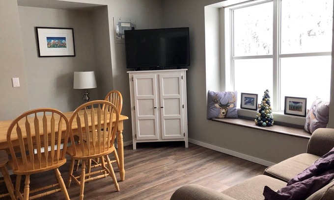 Silver Star Mountain Apartment | Private suite with semi-private hot tub, and BBQ - pet friendly too!