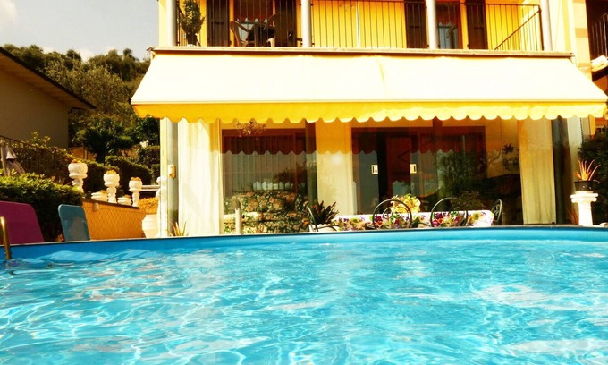 Picedo Villa | Private Villa with A/C, hot tub, private pool, WIFI, TV, terrace, panoramic view, close to Sirmione