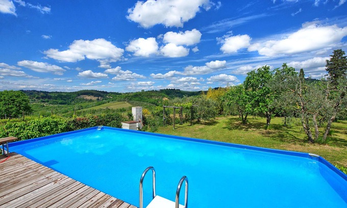 Certaldo Villa | Private Villa with private pool, WIFI, A/C, TV, patio, panoramic view, close to San Gimignano