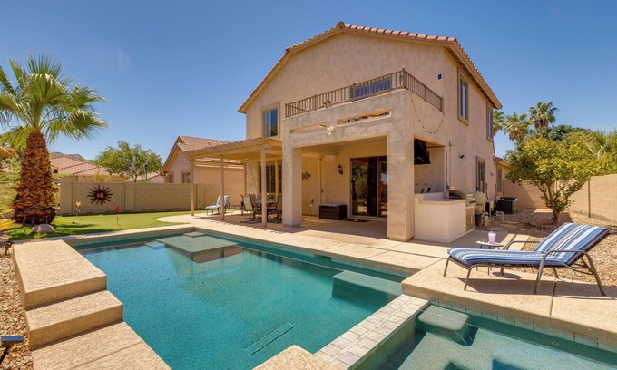 Legacy House | Private Yard & Fairway View: Phoenix Golf Retreat!