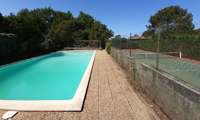 Pyla-sur-Mer Villa | Pyla-Sur-Mer VILLA 5 bedrooms - Swimming pool - private tennis court