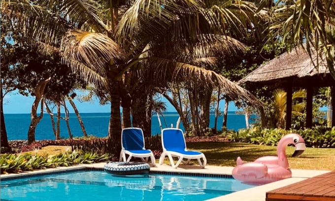 Mele House | Qualius Lodge - Port Vila Bay`s 5 Bedroom WOW Property & Private Paradise by the Sea