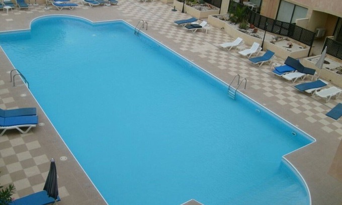 Paphos House | Queens Gardens holiday townhouse rental with shared pool, beach nearby,