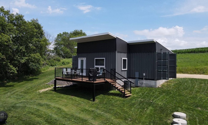 Westby Cottage | Quiet countryside shipping container home. Relax or enjoy outdoor recreation