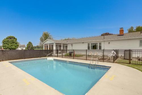 New Haven Huron County House | Quiet Greenwich Home with Pool and Screened Porch!
