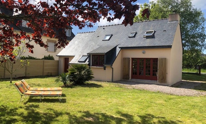 Pleherel-Plage-Vieux-Bourg House | Quiet house with large garden in FREHEL, Pléhérel Plage, 800 m from the beach