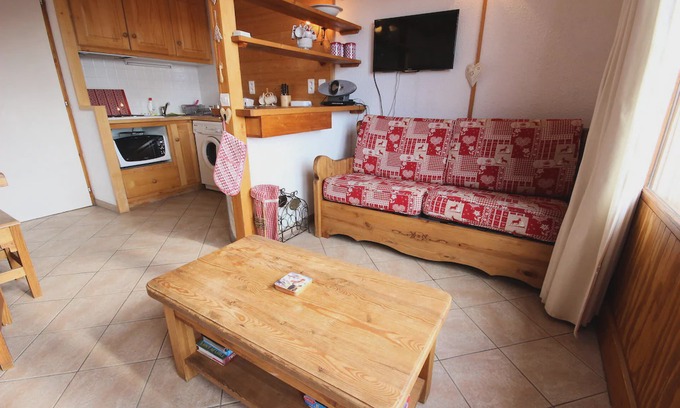 Vallandry Apartment | Résidence Petite Ourse A - 3 room flat for 7 people