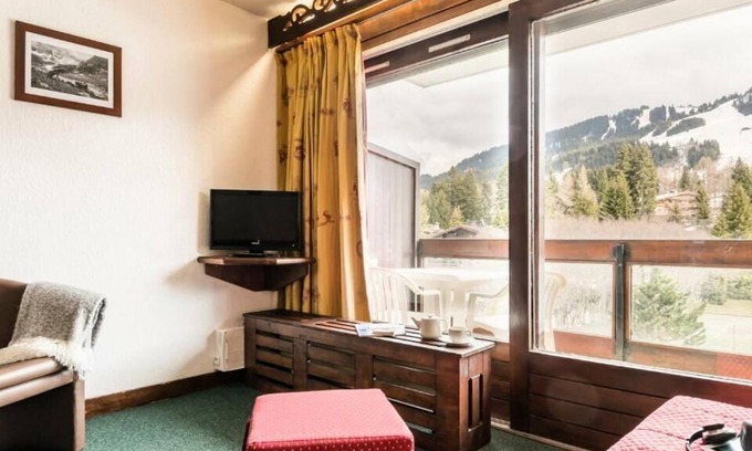 Le Planellet Apartment | Résidence Pierre & Vacances Le Mont d'Arbois - Studio 4 People - 1 sleeping area - Balcony