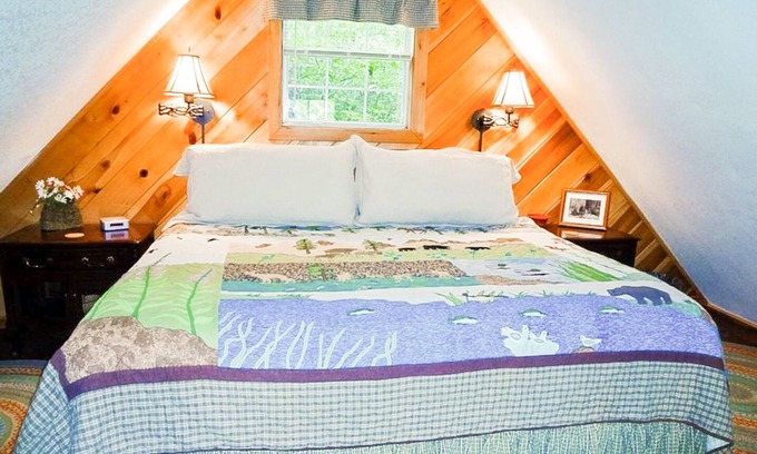 Lake Toxaway Cabin | Raccoon Loft - Secluded Cabin with Fire Pit and Pickleball