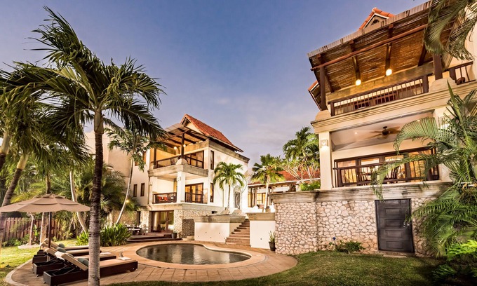 Playa Langosta House | Rare Find! Gated LUXURY, 7500 sq. ft., Beachfront Villa on Millionaires Row