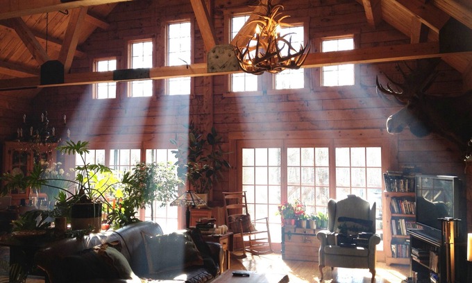 Baptistown Cabin | Rare private cabin retreat surrounded by 1700 acres of woods, yet close to town.