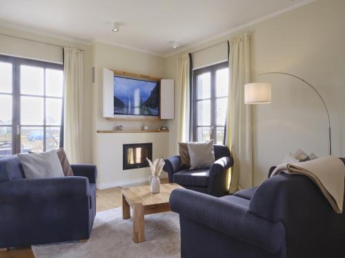Dranske House | Reetland am Meer Premium Reetdachvilla mit 3 Schlafzimmern, Sauna und Kamin H13