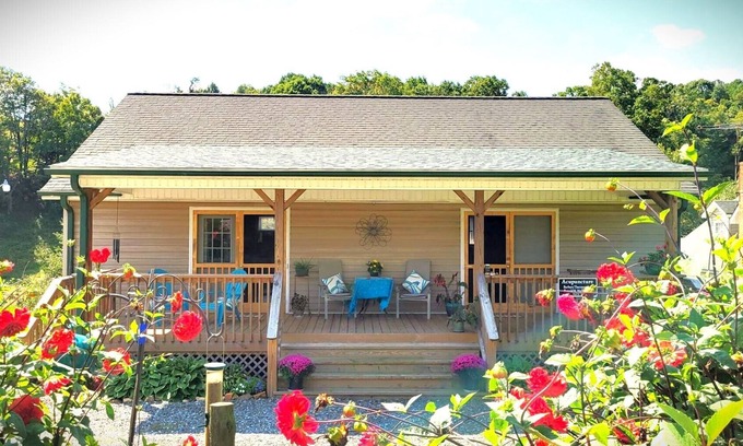 Sparta Apartment | Relax in Shelley's Glen Guesthouse, a peaceful retreat, only 2 miles from town.