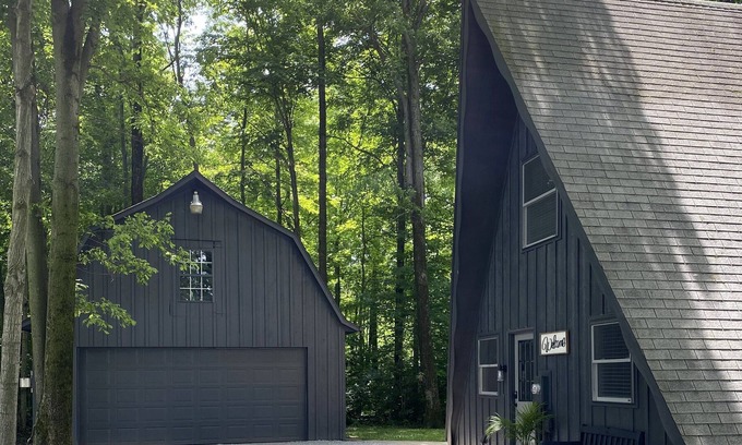 Spencerville Cabin | Relax, unwind, and unplug in this nature loving Aframe on the river.