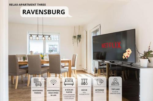 Ravensburg House | RelaxApartment für bis zu 8 Gäste, Familienfreundlich, mit viel Platz und Garten