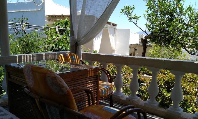 Ammoudara Villa | Relaxing studio with veranda n garden