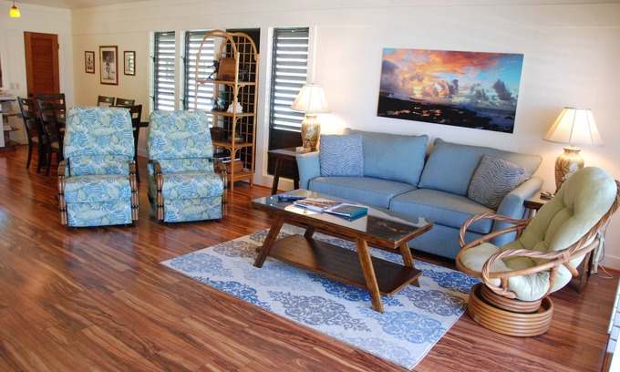 Poipu Condo | Remodeled Ocean View Condo At Kiahuna Plantation 2BR/2BA