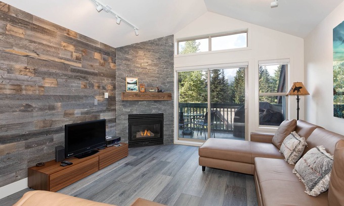Upper Village Condo | Renovated 2bed/2bath Luxury Home on Blackcomb, Ski out, with a private hot tub!