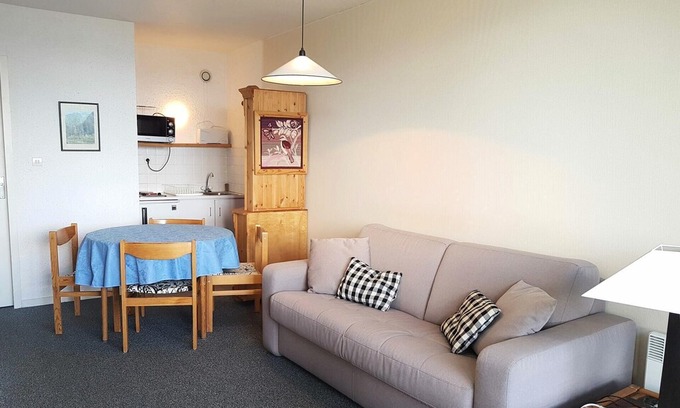 Plan Peisey Apartment | Residence Aiguille Grive - Studio for 4 People