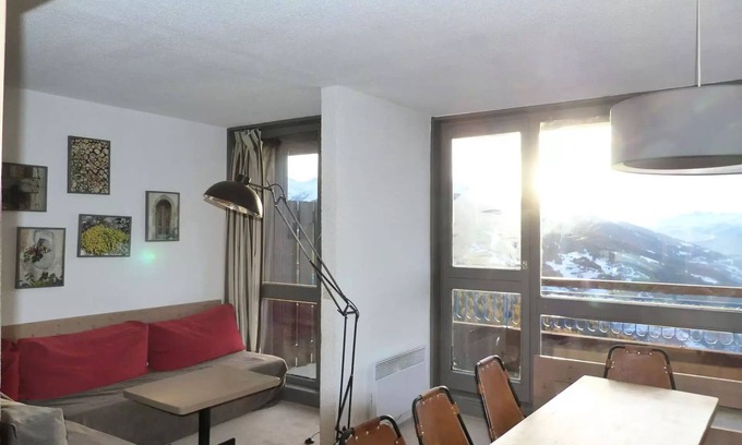 Arc-1800 Apartment | Residence Arandelieres - Beautiful duplex for 8 people, in the heart of Arc 1800 resort with a breathtaking view of the valley