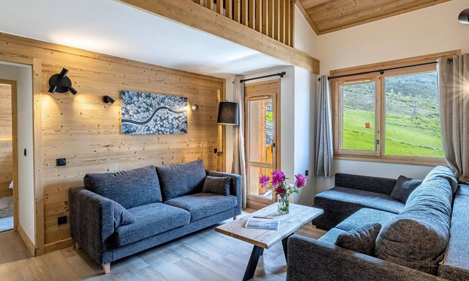 Belle Plagne Apartment | Residence W 2050 Belle Plagne - 4 Room Duplex Apartment 8/10 People with Sauna - Saturday