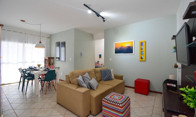 Lagoa da Conceicao Apartment | Residencial Ilha do Sol no Centrinho da Lagoa - LDI004