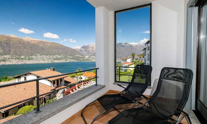 Piazzogna Apartment | Residenza Miralago Apt. B16 by Interhome