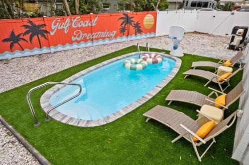 Seminole House | Resort Style Backyard Pool Sport Court Putt Putt