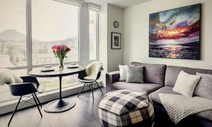 District of North Vancouver Apartment | Resort Style Living apartment with mountain view, pool, gym and more!