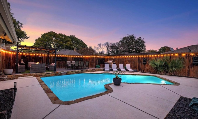 Richardson House | Resort-Style Pool House with Hot Tub and Game Room