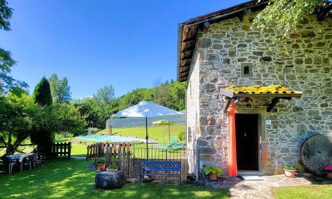 Camporgiano Cottage | Restored Mill, riverside, private pool, WIFI, romantic!