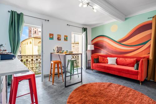 Rivesaltes Apartment | Retro Game Room avec jacuzzi