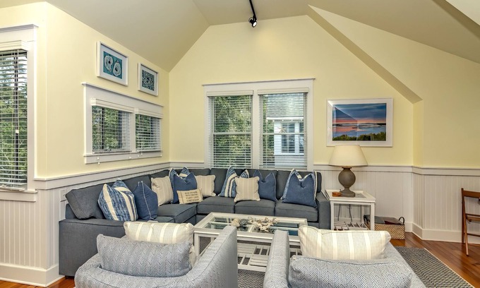 Cape Fear Station House | Reverse floor plan cottage with screened in porch. Nature views!