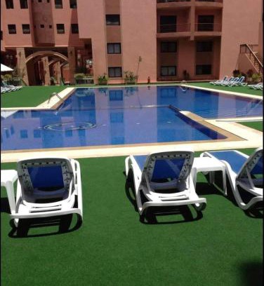 Douar Sidi Youssef Ben Ali Apartment | Riad Arfoud appartement haut standing 3 chambres avec piscine à gueliz nord