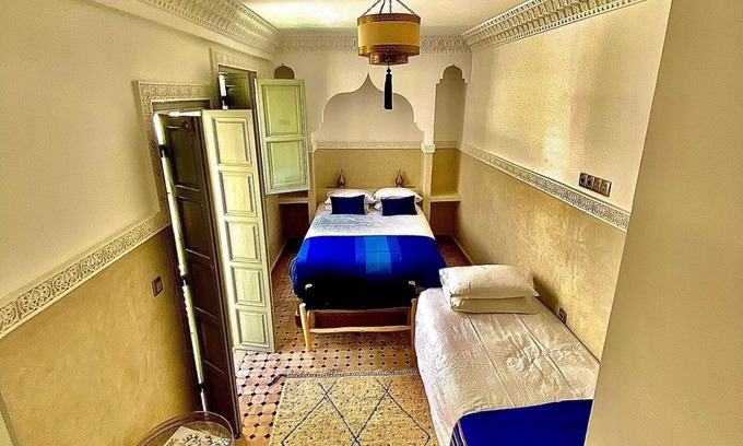 Assouel Bed & Breakfast | Riad Magnolia Blue triple room