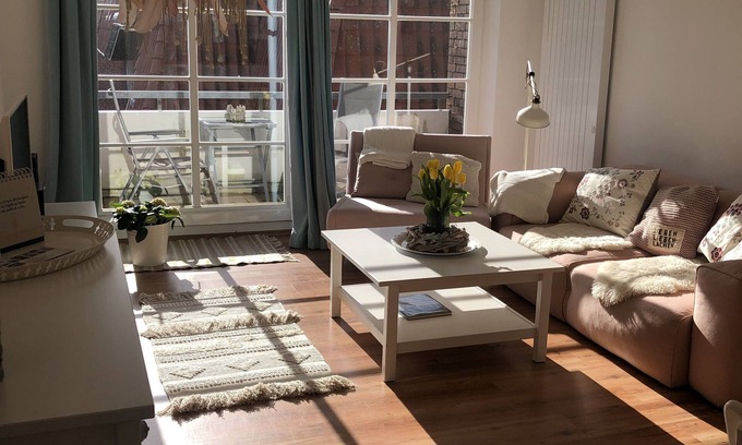 Bad St. Peter-Ording Apartment | Right in the middle with a view of the sea, a feel-good holiday between the sea and the Kurwald WLAN