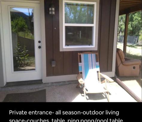 Jamestown Apartment | River Mountain Getaway-private, large, in- law apt