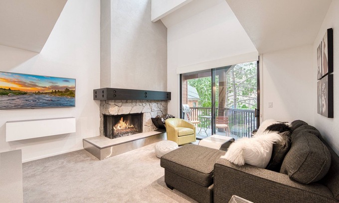 Tahoe City House | River Run # 15 by Tahoe Getaways - 2 BR w Private Balcony, River Views & Shuttle