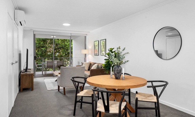 Milton Apartment | Riverfront 2-Bed with Balcony and Secure Parking