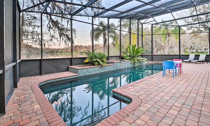 Glenwood House | Riverfront DeLand Home with Pool, Near Daytona!