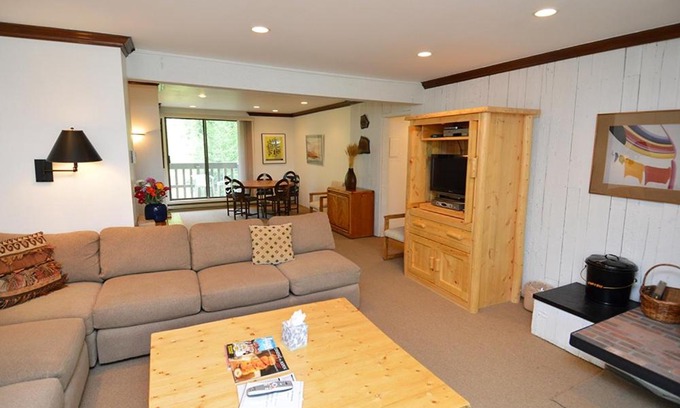 Aspen House | Riverview Unit 8, All the Essentials Riverside Condo with Access to Pool & Hot Tub