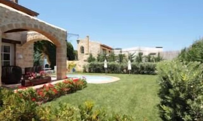 Platanias Town Villa | Rock House's Villa Rhapsody Secluded with private pool and garden very quiet.