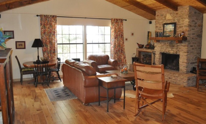 Driftwood House | Roomy ranch home in a rural setting.