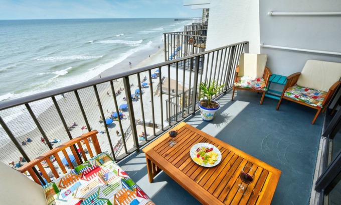 Garden City Condo | Royal Vista: Ocean Front Condo. Indoor Outdoor Pools & Hot Tub. Spectacular View