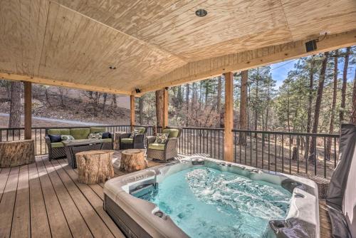 Ruidoso House | Ruidoso A-Frame Cabin about 1 Mi to Grindstone Lake!
