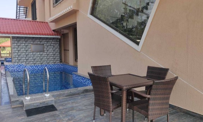 Malavli Villa | RUSSET VILLA - HAVING AN EXCLUSIVE PRIVATE SWIMING POOL & VIBRANT OUTDOOR DECKS