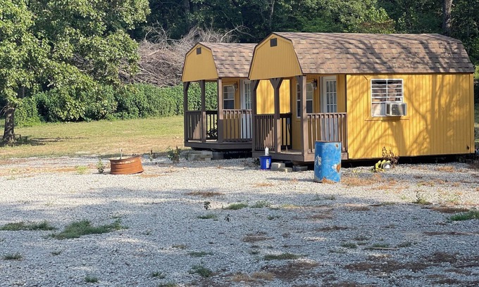 Tia Juana Cabin | Rustic cabins on 80 acres! Trails directly into off-road park. Lots of parking!