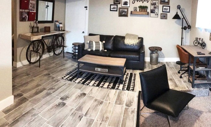 Millville House | Rustic- industrial retreat with HOT TUB near Logan