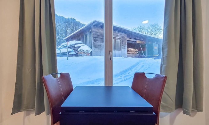 Wald am Arlberg Apartment | Rustic vacation home with surrounding picturesque landscape and not far from nature experiences and